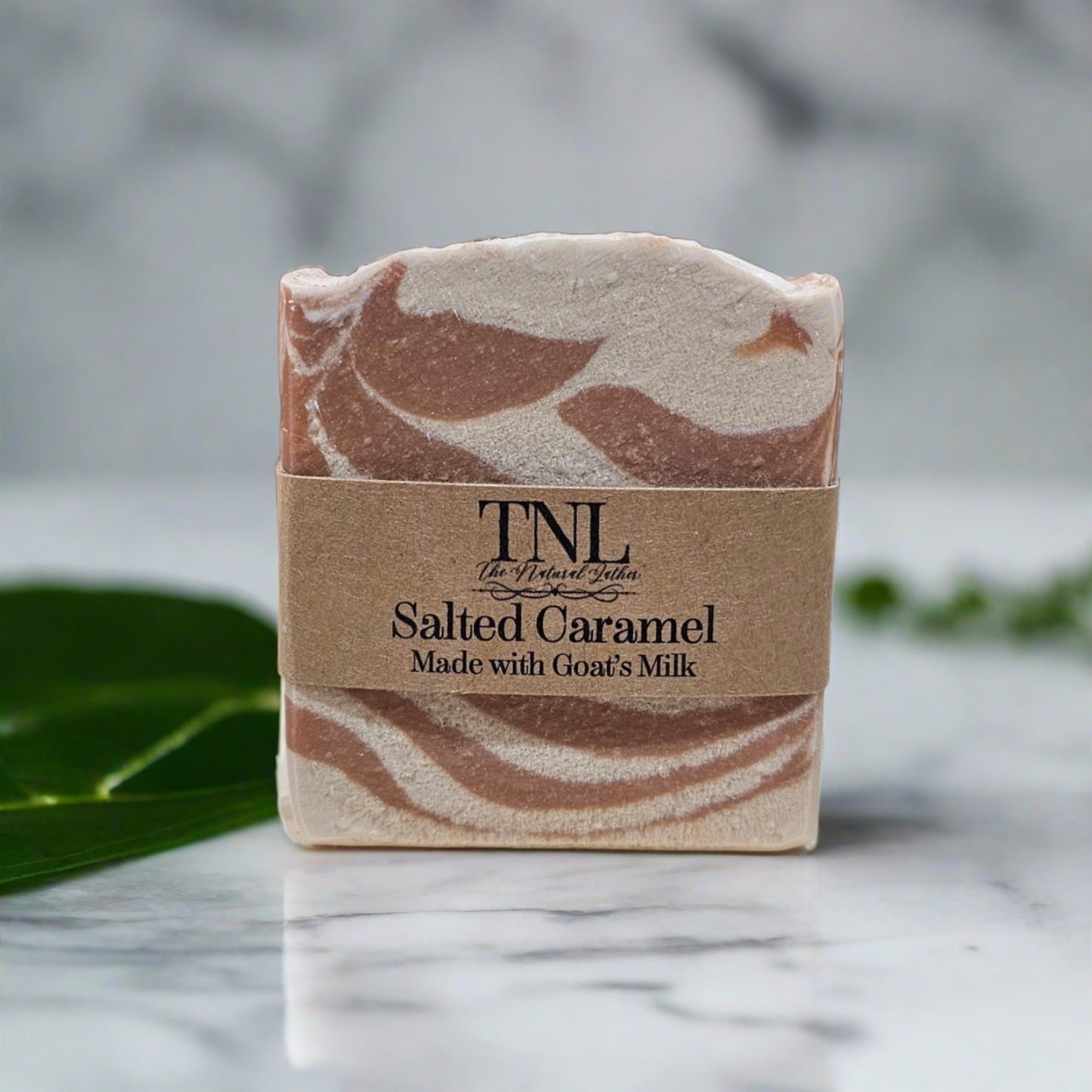 Salted Caramel scented Goat's Milk Soap by The Natural Lather