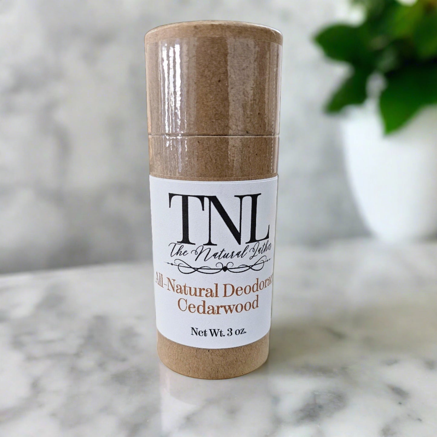 All-Natural Cedarwood scented deodorant by The Natural Lather