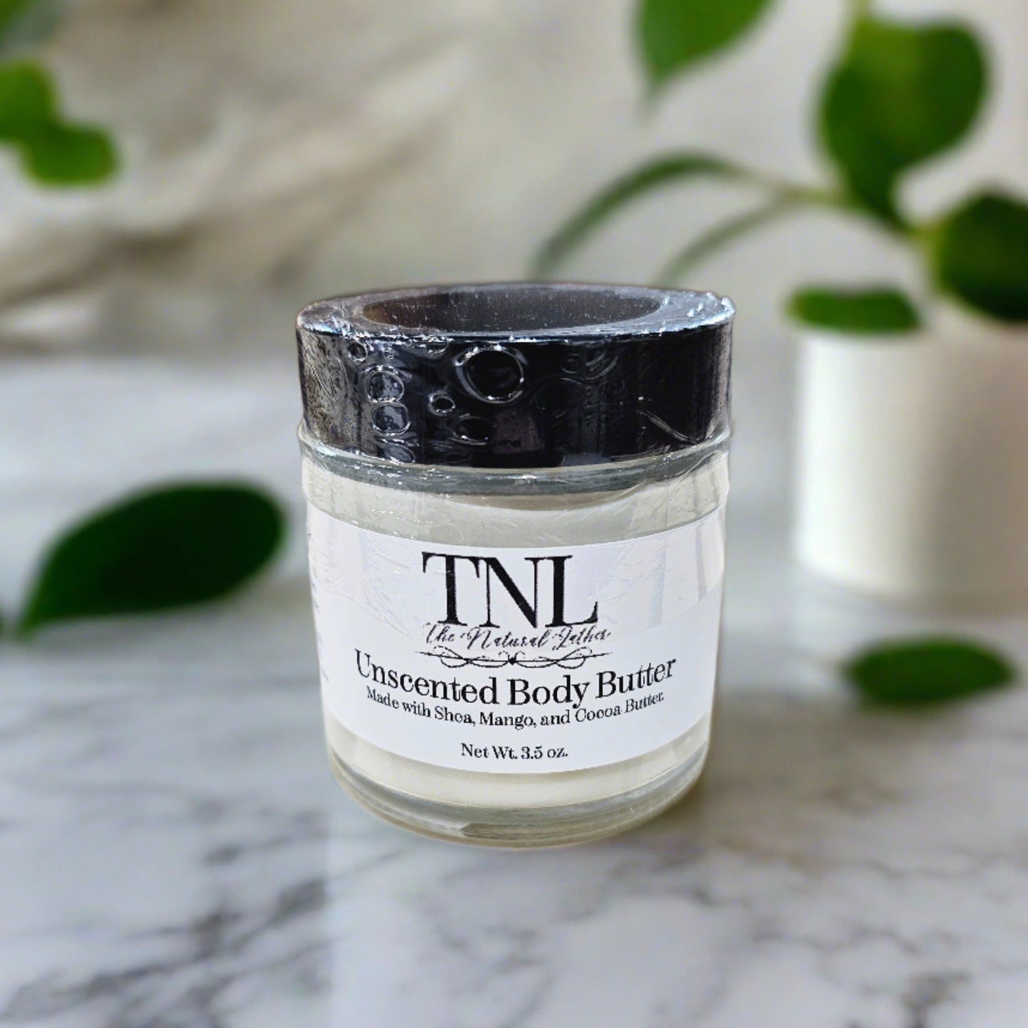 Unscented All-Natural Body Butter by The Natural Lather