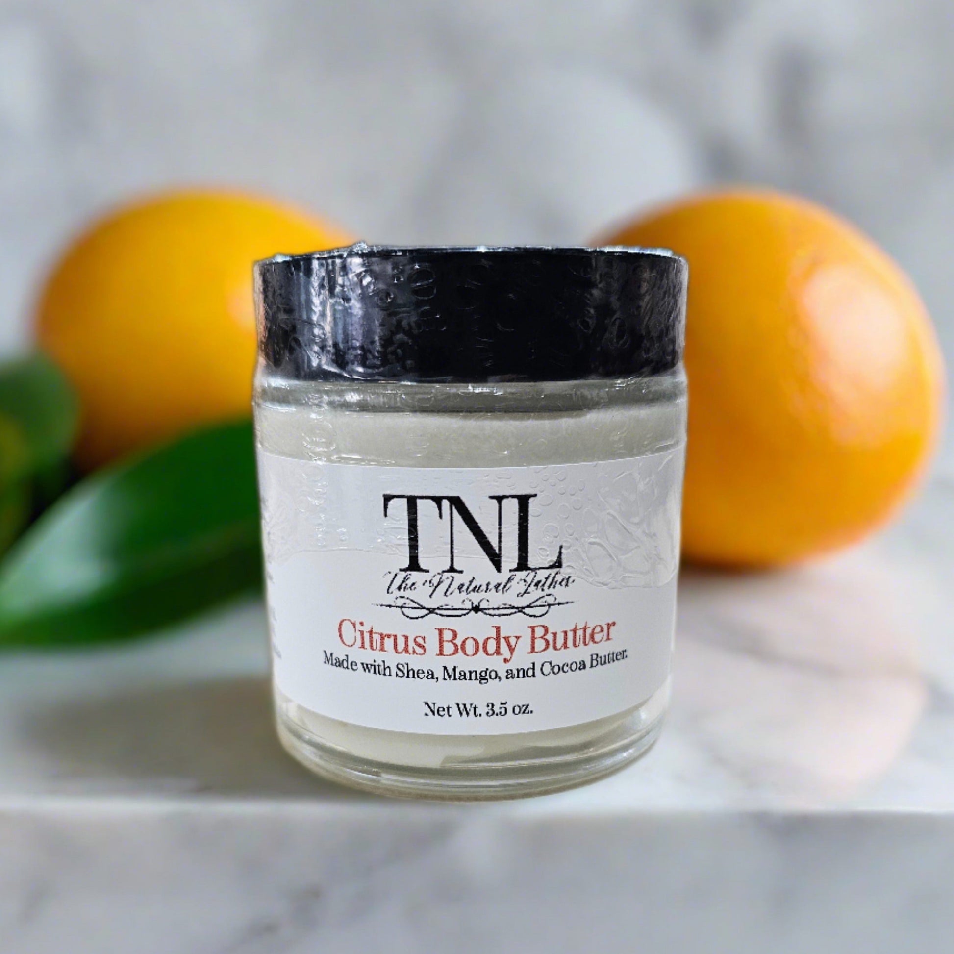 Citrus Scented All-Natural Body Butter by The Natural Lather