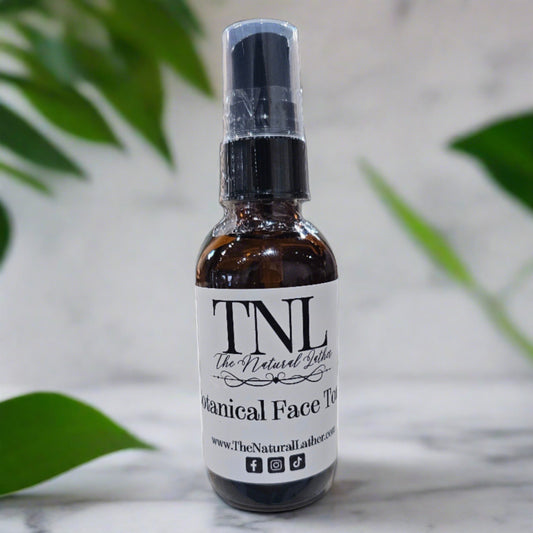 Botanical Face Toner Bottle By The Natural Lather