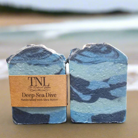 Deep Sea Dive scented bar soap by The Natural Lather