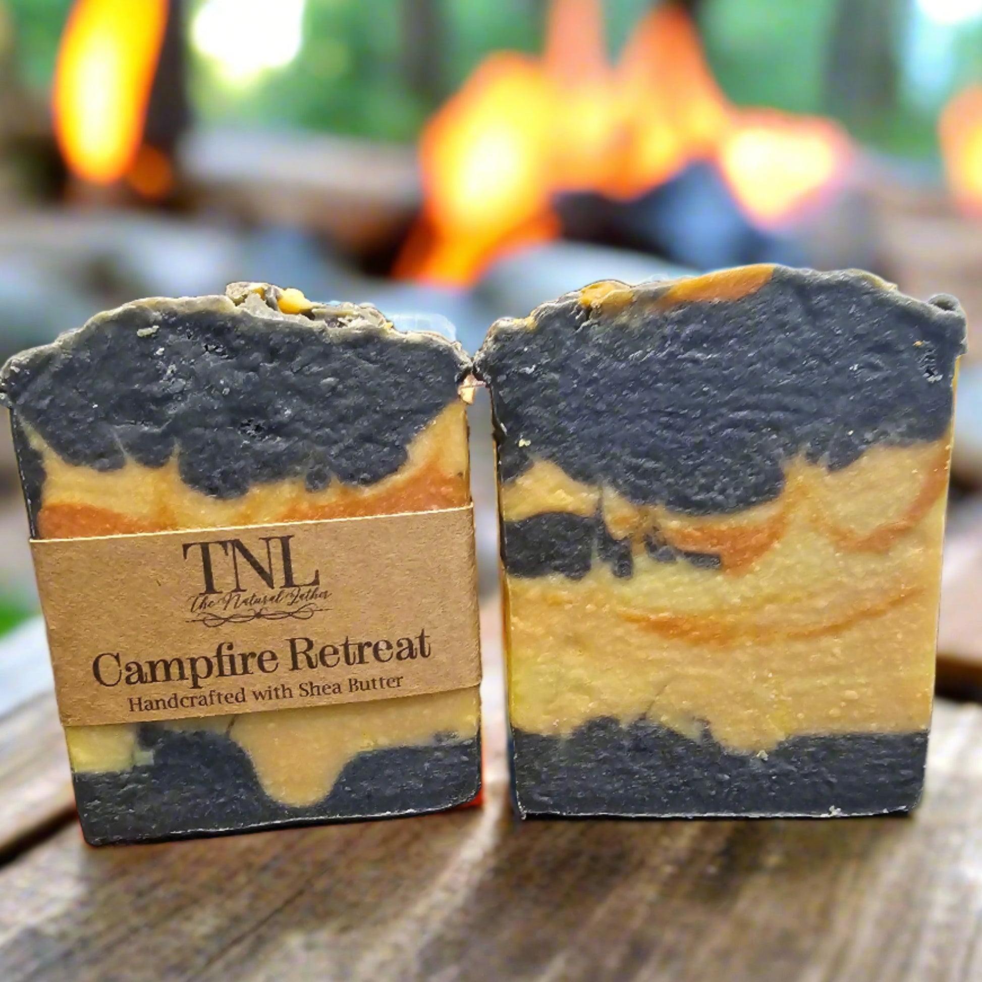 Campfire retreat scented bar soap by The Natural Lather