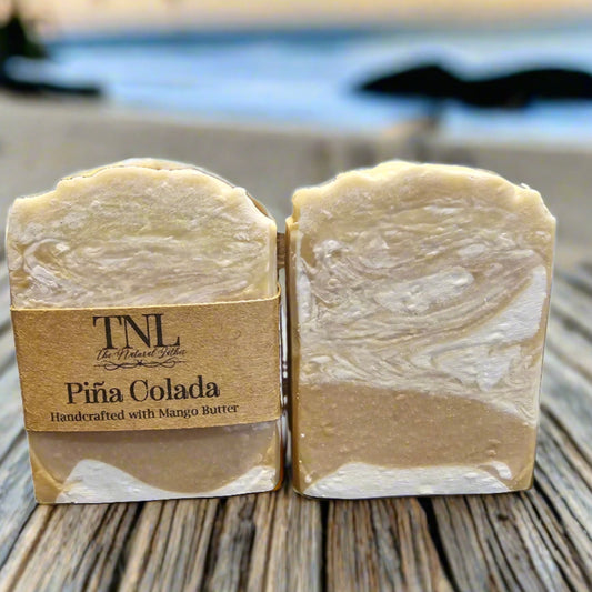 Pina Colada Mango Butter Bar Soap from The Ntural Lather