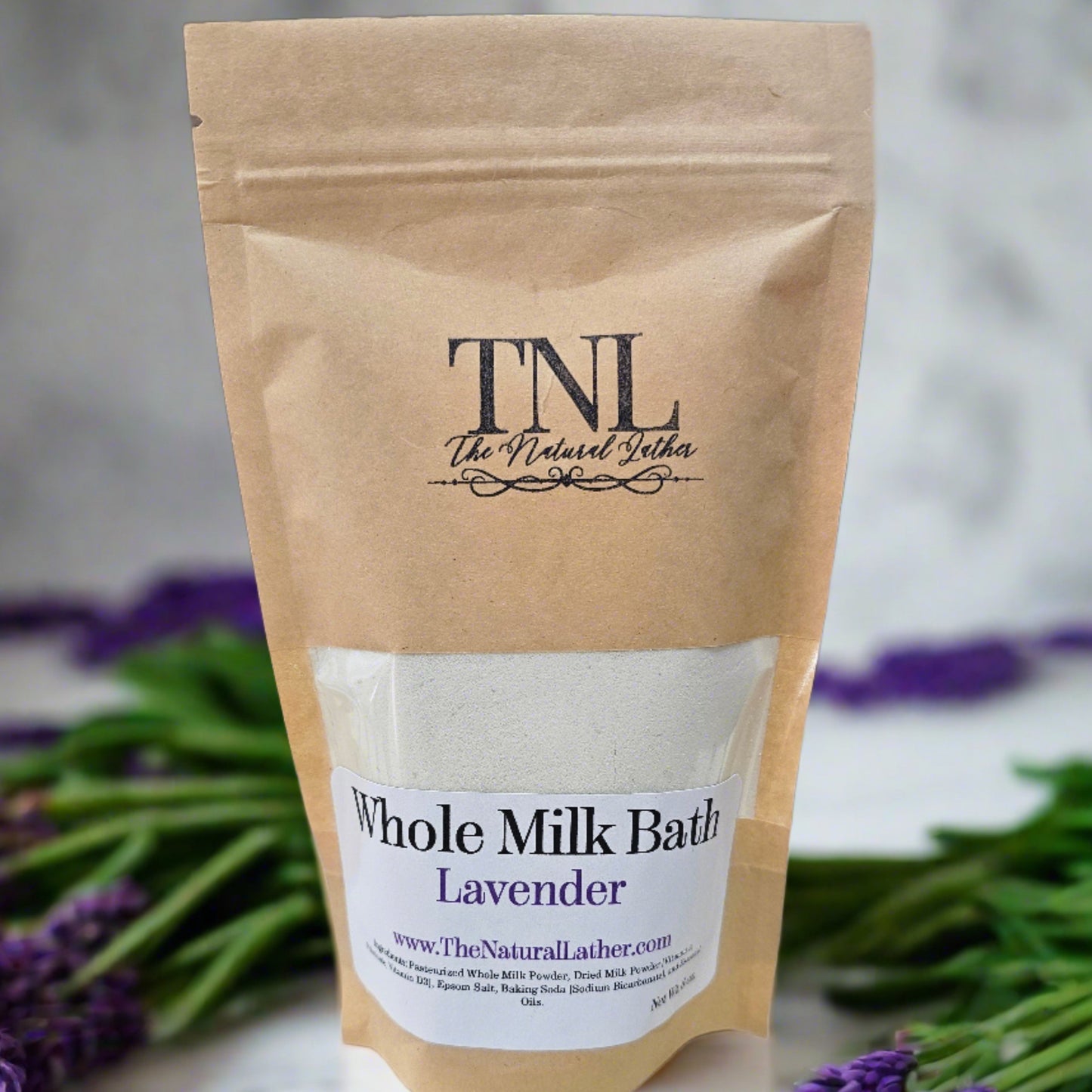 Lavender Whole Milk Bath by The Natural Lather